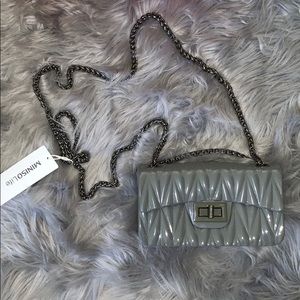 Grey Shoulder Bag
